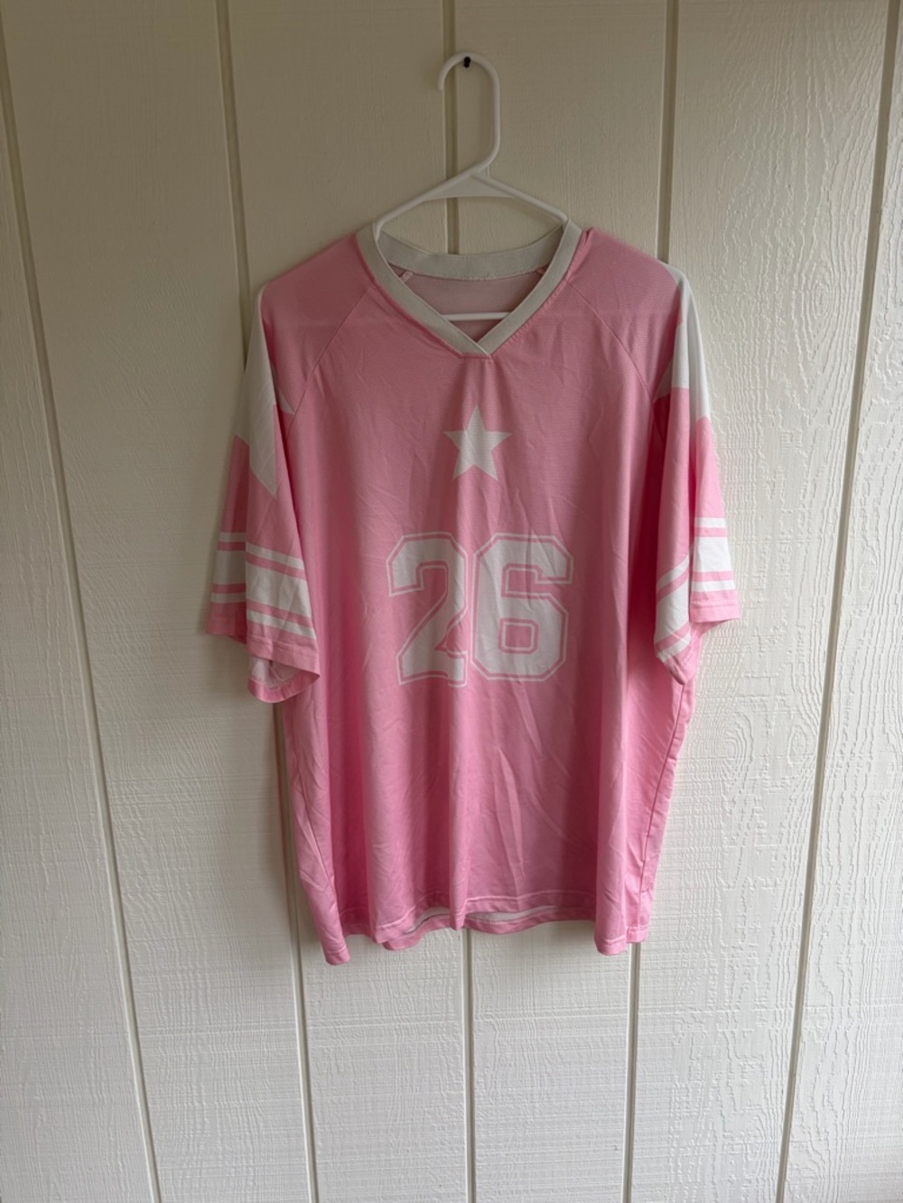 ROMWE Pink Star Number 26 Jersey